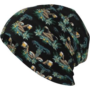 Colorful Stripe Womens Slouchy Beanie Cotton Chemo Caps Cancer Headwear Hats Turban Baggy Skull Sleep Scarf in Saudi Arabia