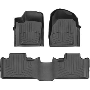 Weathertech Floorliner HP Custom Fit Floor Mats for Dodge Durango ، Jeep Grand Cherokee - 1st & 2nd row (449301IM -443242IM) ، Black in Kuwait