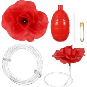 Garneck Water Squirting Flower Water Squirt Corsage Pin - Fun Clown Prank with Short Stem - for and Parties Squirting for Laughter and Joy Ideal for Clowns and in Saudi Arabia