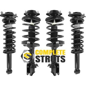 COMMENTERSTRUTS - مجموعات الدعامات الكاملة الأمامية والخلفية مع استبدال Coil Springs لعام 2010-2012 Subaru Outback Automatic - مجموعة من 4 in Kuwait