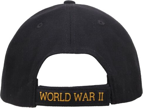 Rothco WWII Veteran Deluxe Low Profile Cap, Black in Saudi Arabia