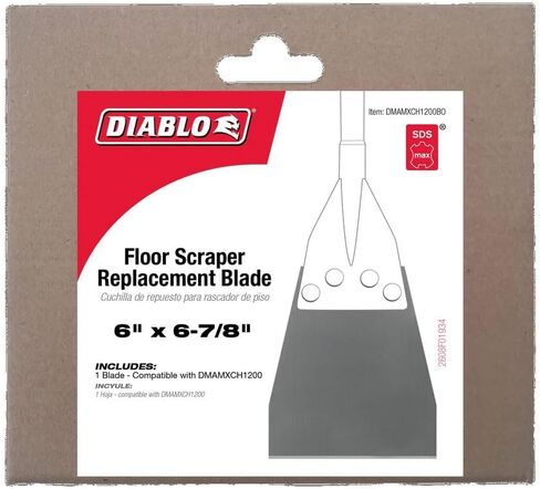 Diablo SDS -MAX ROND DRIVER مع جسم فولاذي للتربة أو الصلبة الصلبة - الطول 10 بوصة ، إزميل مسطح - DMAMXCH1040 in Kuwait