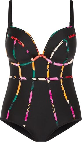 City Chic Women's Plus Size 1 Piece - Maui Underwire Print in Saudi Arabia