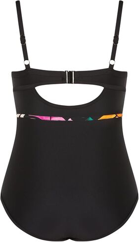 City Chic Women's Plus Size 1 Piece - Maui Underwire Print in Saudi Arabia