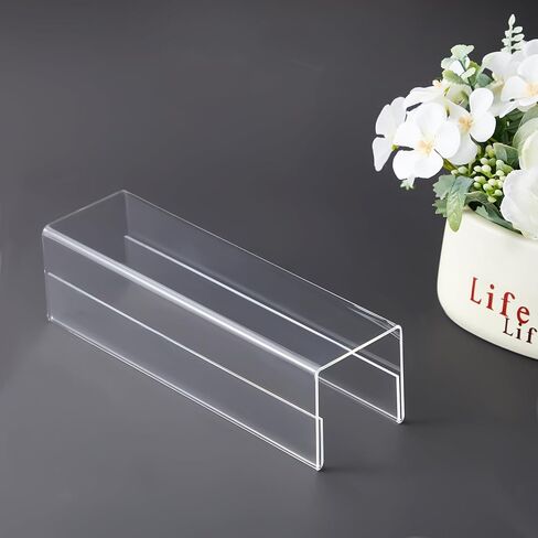 10 Pcs 2.25 Inch Cubicle Name Plate Holders Bulk Clear Double Sided Name Sign Tags for Home Library Doors Office Classroom 8.5 x 2.5 x 2.4 Inch in Saudi Arabia