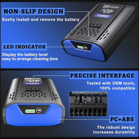 3.5AH WA3580 استبدال البطارية لبطارية WORX 40V متوافق مع 40VOLT WG180 ، WG280 ، WG380 ، WG580 (غير مناسب لأدوات 2x20V) in Kuwait