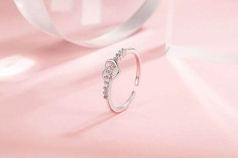 Chevvy Grandma & Grannaugh Infinity Ring - sterling Silver Cubic Zirconia in Kuwait