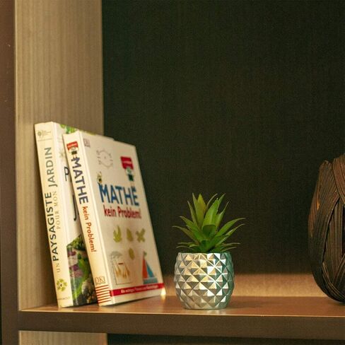 ديكور المنزل الاصطناعي النضرة للأناناس - زخرفة الخضراء لمطعم مقهى مطبخ المكاتب المنزلية (الأزرق المعدني) in Kuwait