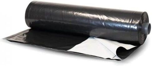 إمدادات بلاستيكية مزرعة - ألواح بلاستيكية سيلاج أبيض/أبيض - 5 مل (50 '× 20) - قماش القنب البولي إيثيلين الثقيل لغطاء السيلاج ، غطاء القبو للزراعة ، الزراعة ، الأرضية in Kuwait
