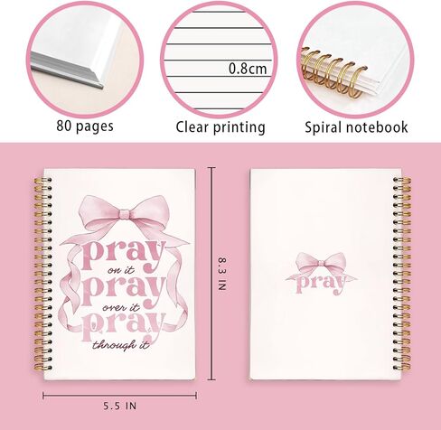 God Says You are Christian Notebook, Floral Christian Journal for Women, Bible Journal Notebook, Church Notes Notebook, Inspirational Hardcover Spiral Notebook Journal 5.5x8.3 Inch in Kuwait