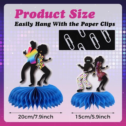 12 Pieces Birthday Table Decorations Colorful Happy Birthday Table Centerpieces Birthday Honeycomb Centerpieces Birthday Table Toppers Table Decorations for Birthday Party Supplies in Kuwait