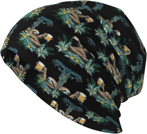 Colorful Stripe Womens Slouchy Beanie Cotton Chemo Caps Cancer Headwear Hats Turban Baggy Skull Sleep Scarf in Saudi Arabia
