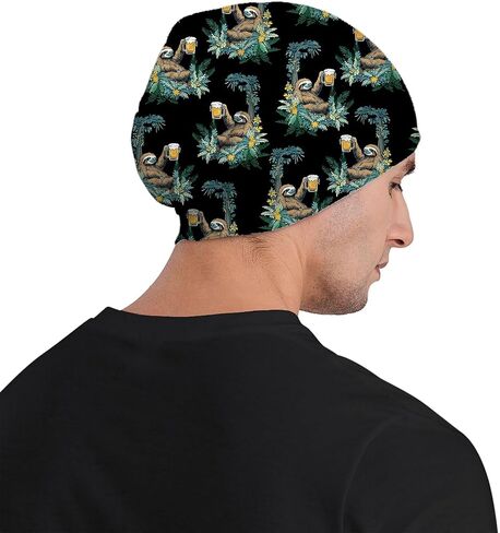 Colorful Stripe Womens Slouchy Beanie Cotton Chemo Caps Cancer Headwear Hats Turban Baggy Skull Sleep Scarf in Saudi Arabia