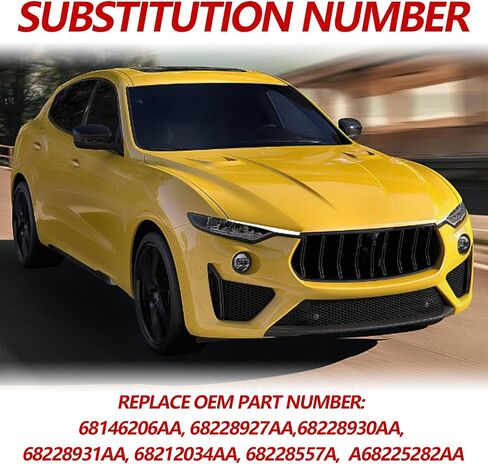 2PCS LED لوحة LED LIDAL LIGHT TAG TAGERBLY متوافقة مع Maserati Levante ، JP Compass Grand Cherokee Patriot ، Fiat 500 ، Dodge Viper 2013-2019 ، 6000K ، 18 SMD White LED in Saudi Arabia