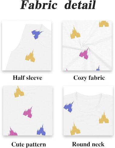 Magic Kingdom Tanks for Women Magical Shirt Colorful Sequin Castle Graphic Vest Summer Vacation Tee Tops in Kuwait