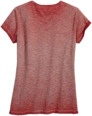 Harley-Davidson Women's Jersey Applique Short Sleeve Tee, Red 99051-18VW in Kuwait