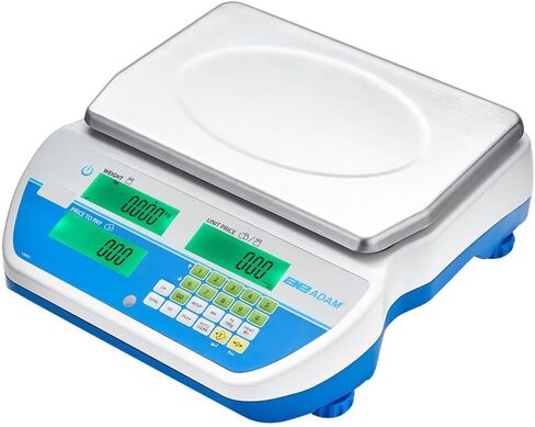 آدم معدات آدم سويفت برايف الحوسبة مقاييس البيع بالتجزئة لمحلات MOM & POP ، DELIS ، أسواق المزارعين ، وضع الأسعار حسب الوزن NTEP CANADE CANADE ، SWZ 60DPA W/BALIR in Kuwait