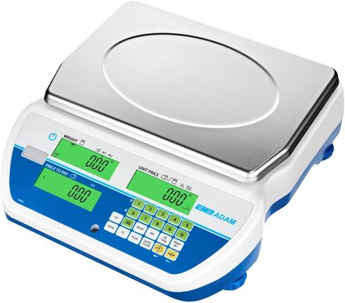 آدم معدات آدم سويفت برايف الحوسبة مقاييس البيع بالتجزئة لمحلات MOM & POP ، DELIS ، أسواق المزارعين ، وضع الأسعار حسب الوزن NTEP CANADE CANADE ، SWZ 60DPA W/BALIR in Kuwait