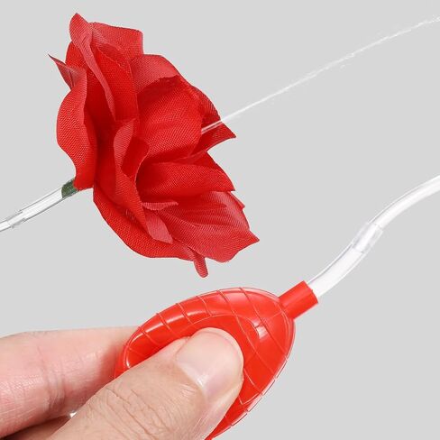 Garneck Water Squirting Flower Water Squirt Corsage Pin - Fun Clown Prank with Short Stem - for and Parties Squirting for Laughter and Joy Ideal for Clowns and in Saudi Arabia