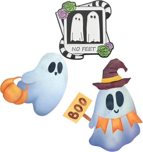 PLITI Horror Movie Inspired Gift Funny No Feet Ghost Brooch Pin For Movie Fans Ghost Lover Gift in Saudi Arabia