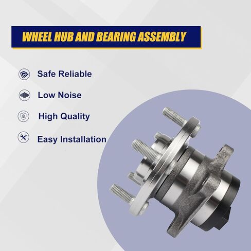 KUSATEC 512452 Rear Wheel Bearing and Hub Assembly Compatible with 2007-2016 Mazda CX-9, 5 Lug Bolts w/ABS in Saudi Arabia