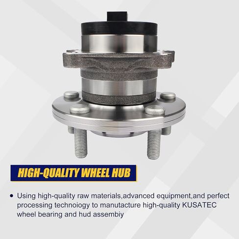 KUSATEC 512452 Rear Wheel Bearing and Hub Assembly Compatible with 2007-2016 Mazda CX-9, 5 Lug Bolts w/ABS in Saudi Arabia