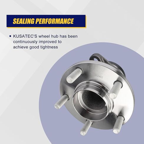 KUSATEC 512452 Rear Wheel Bearing and Hub Assembly Compatible with 2007-2016 Mazda CX-9, 5 Lug Bolts w/ABS in Saudi Arabia
