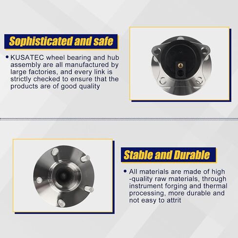 KUSATEC 512452 Rear Wheel Bearing and Hub Assembly Compatible with 2007-2016 Mazda CX-9, 5 Lug Bolts w/ABS in Saudi Arabia
