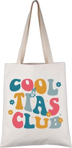 VAMSII Spanish Auntie Gift Cool Tias Club Tote Bag Tia Handbag New Aunt Gift in Saudi Arabia