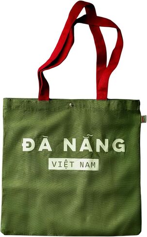 CONG CAPHE - Vietnamese Local Canvas Tote Bag – Stylish & Durable Eco-Friendly, Easy to Carry in Saudi Arabia