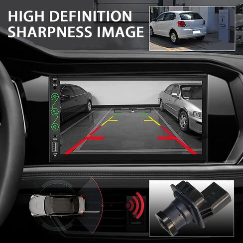 Backup Camera for Car Compatible with Ford F150 2010-2014, Ford Mustang 2015-2020 & Lincoln MKC 2015-2019, Easy Installation, IP69 Waterproof, Wide View Angle, HD 1080P, Night Vision & Parking Safety in Kuwait
