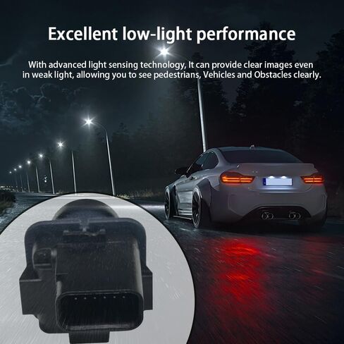 Backup Camera for Car Compatible with Ford F150 2010-2014, Ford Mustang 2015-2020 & Lincoln MKC 2015-2019, Easy Installation, IP69 Waterproof, Wide View Angle, HD 1080P, Night Vision & Parking Safety in Kuwait