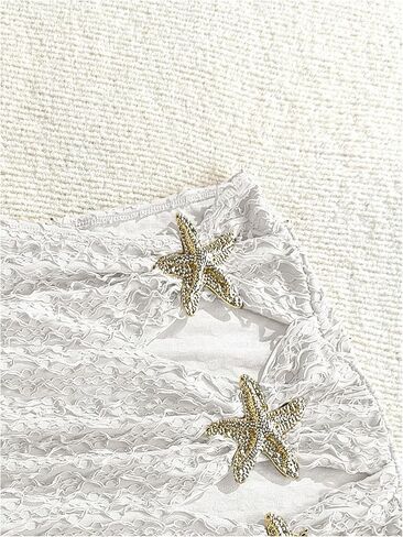 Verdusa Women's Cut Out Starfish Swim Cover Up Skirt Suced Suced Suit Bikini Bottoms in Kuwait