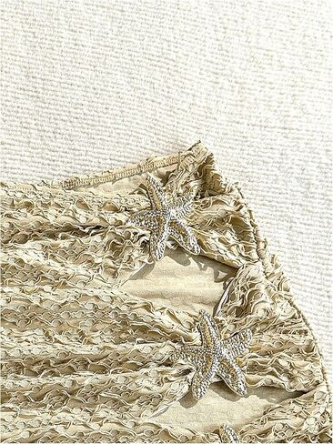 Verdusa Women's Cut Out Starfish Swim Cover Up Skirt Suced Suced Suit Bikini Bottoms in Kuwait
