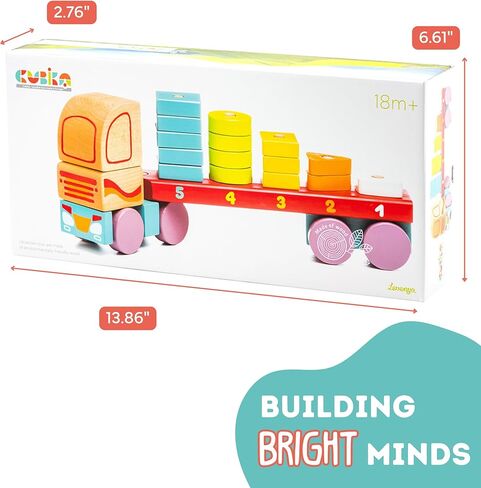 Cubika Cubika-15184Construction 100 Blocks 1 Wooden Building Toy, Multicolor (Levenya 15184) in Kuwait