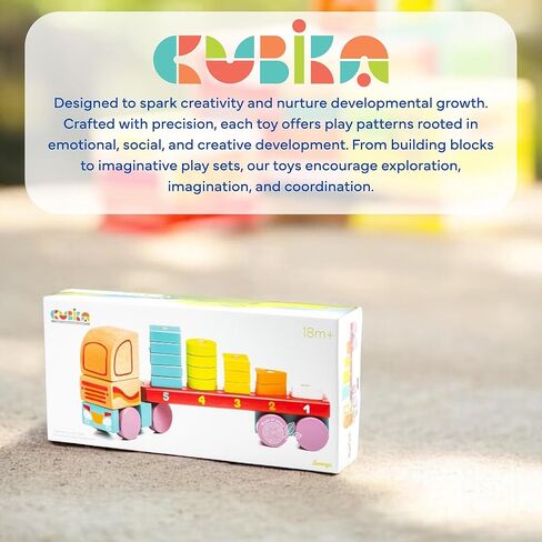 Cubika Cubika-15184Construction 100 Blocks 1 Wooden Building Toy, Multicolor (Levenya 15184) in Kuwait