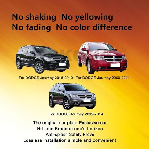 زجاج بديل للمرآة الجانبية للرسائل السائق ل Dodge Journey 2009-2019 ، دعم لوحة الدعم الساخنة الجانبية اليسرى الزجاج المرآة ل Dodge Journey 2009 2010 2012 2013 2014 2015 2017 2017 2018 in Saudi Arabia