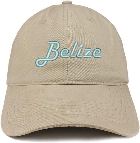 Trendy Apparel Shop Belize Embroidered Soft Crown 100% Brushed Cotton Cap in Saudi Arabia