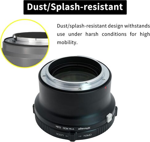 Speedbooster 0.8X Optical Focal Reducer Adapter Compatible with Mamiya 645 Lens for Hasselblad XCD Cameras in Kuwait