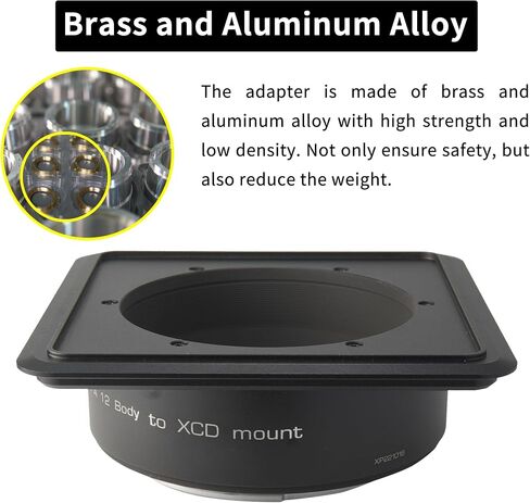Speedbooster 0.8X Optical Focal Reducer Adapter Compatible with Mamiya 645 Lens for Hasselblad XCD Cameras in Kuwait