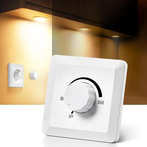 مفتاح Dimmer GZV 12V ، 200 واط PWM تبديل باهت - سطوع قابل للتعديل ليد ، الهالوجين ، الأضواء المتوهجة والشريط - متوافق مع RV ، السيارات ، الشاحنة ، البحرية ، الأسود in Saudi Arabia