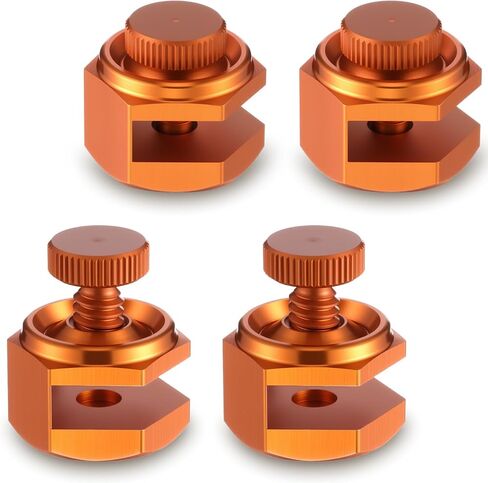 4 Pack Stair/Square Gauge Set for Framing Square, Stair Stringer Layout Tool for Circular Saw, Carpentry Squares and Rafter Layout, Aluminum Alloy Stair Gauge Tool in Kuwait