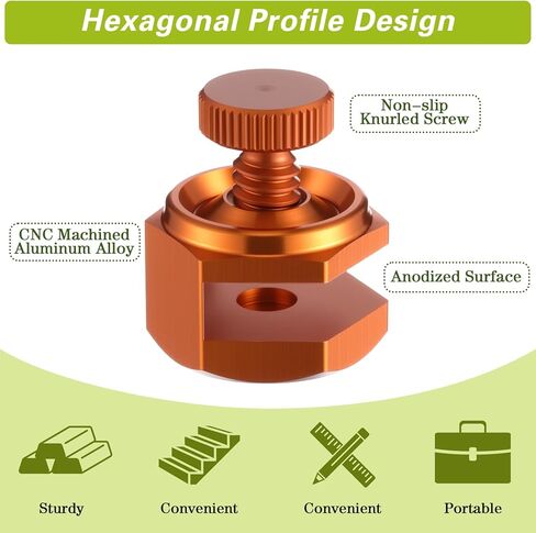4 Pack Stair/Square Gauge Set for Framing Square, Stair Stringer Layout Tool for Circular Saw, Carpentry Squares and Rafter Layout, Aluminum Alloy Stair Gauge Tool in Kuwait