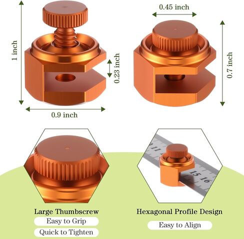 4 Pack Stair/Square Gauge Set for Framing Square, Stair Stringer Layout Tool for Circular Saw, Carpentry Squares and Rafter Layout, Aluminum Alloy Stair Gauge Tool in Kuwait