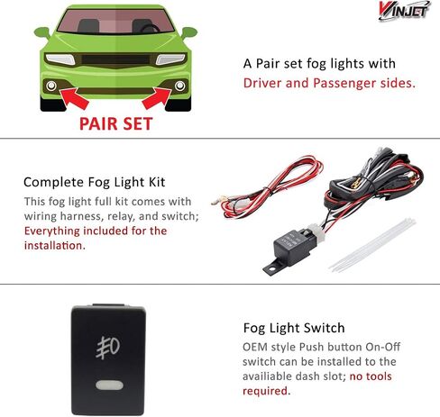 Winjet WJ30-0328-09 OEM Series لـ [2007-2013 Toyota Tundra] Lights Lights + Switch + Wiring Kit in Saudi Arabia