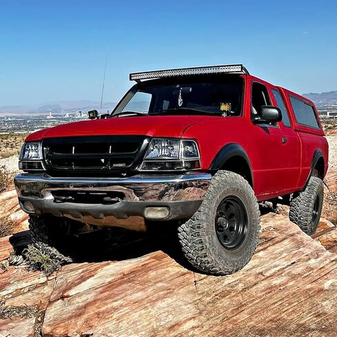 SPEC-D ضبط 4pc المصابيح الأمامية السوداء + مصابيح زاوية الإشارة متوافقة مع 1998-2000 فورد رينجر اليسار + مجموعة الزوج الأيمن in Saudi Arabia