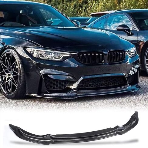 McArcar Kit Carbon Carbon Lip Front Lip متوافق مع 2015-2020 BMW F80 F82 M3 M4 Front Flumber Bumber Lower Protector Dam Dam Cann in Saudi Arabia