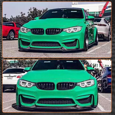 McArcar Kit Carbon Carbon Lip Front Lip متوافق مع 2015-2020 BMW F80 F82 M3 M4 Front Flumber Bumber Lower Protector Dam Dam Cann in Saudi Arabia