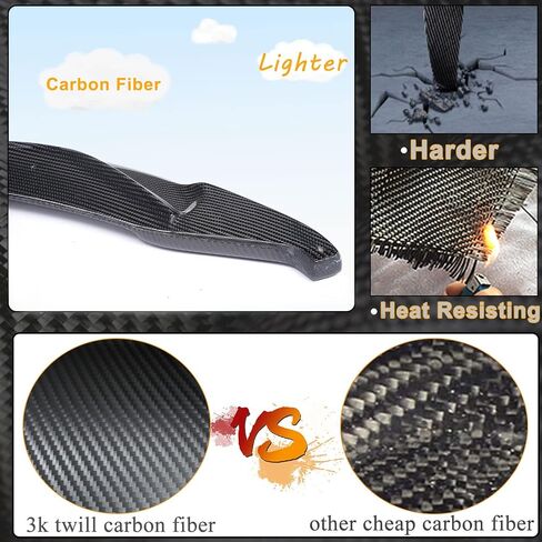McArcar Kit Carbon Carbon Lip Front Lip متوافق مع 2015-2020 BMW F80 F82 M3 M4 Front Flumber Bumber Lower Protector Dam Dam Cann in Saudi Arabia