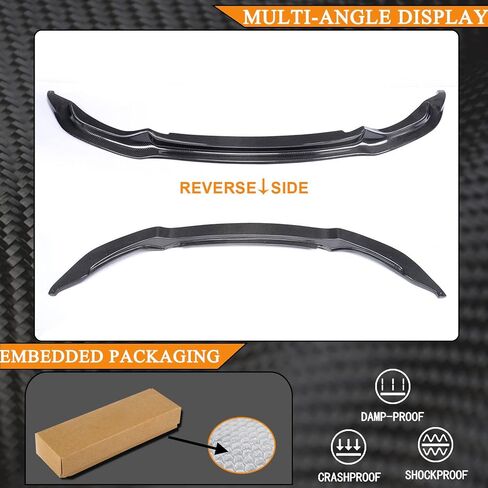 McArcar Kit Carbon Carbon Lip Front Lip متوافق مع 2015-2020 BMW F80 F82 M3 M4 Front Flumber Bumber Lower Protector Dam Dam Cann in Saudi Arabia